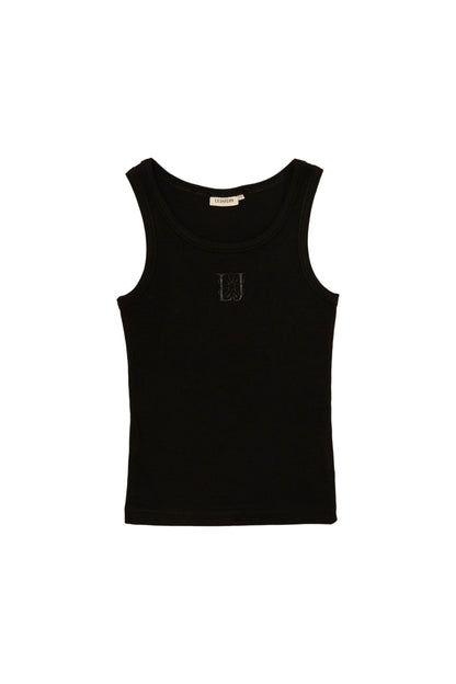 Lejardin Unisex Tanktop Schwarz Gerippt