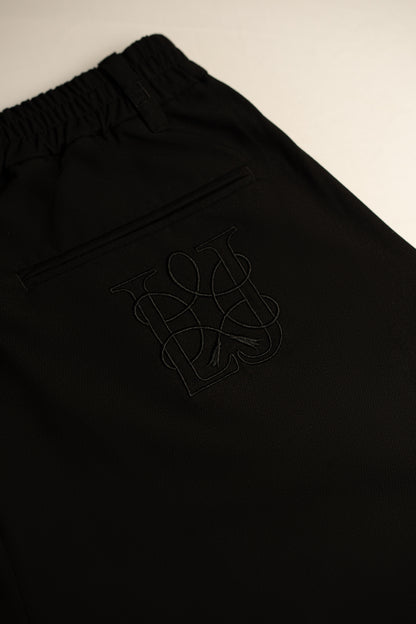 LEJARDIN Anzughose Schwarz – Unisex Comfort Pants mit Stretch