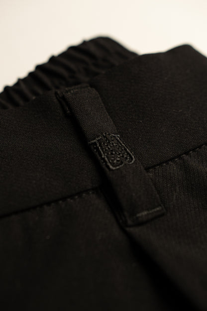 LEJARDIN Anzughose Schwarz – Unisex Comfort Pants mit Stretch